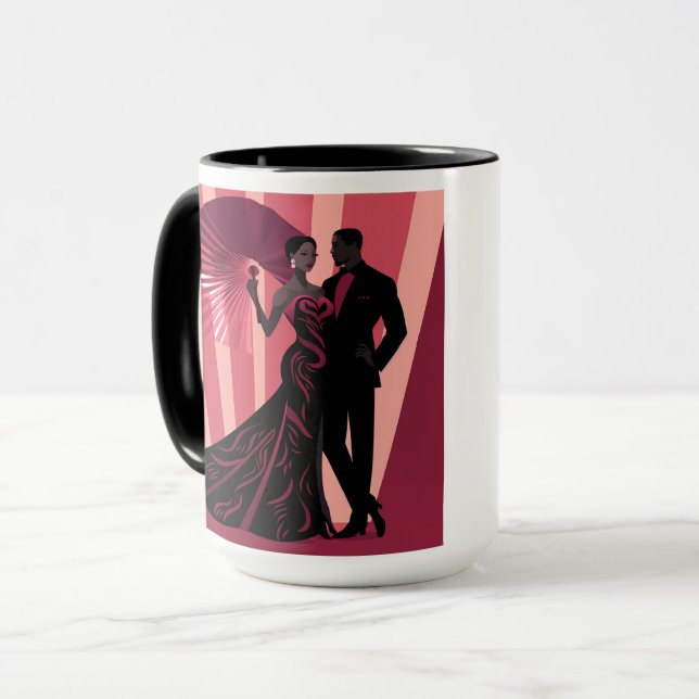 CANECA NOIR ELEGANCE-RED #1 (Frente Esquerda)