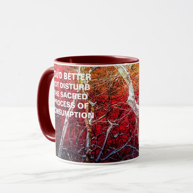 Caneca Noite de inverno Vermelho (Frente Esquerda)