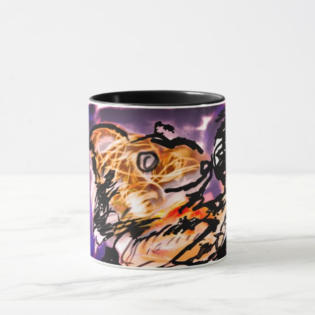 Caneca Noite do Lobo Sozinho (Centro)