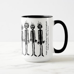Caneca Noite dos Gigantes Caminhando Petroglicph