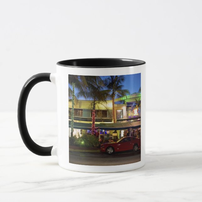 Caneca Noite em Ocean Drive, South Beach, Miami (Esquerda)