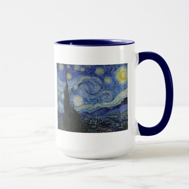 Caneca Noite estrelado de Van Gogh (Direita)