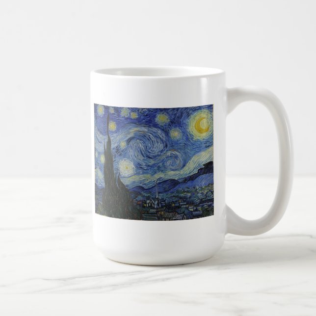 Caneca Noite estrelado de Van Gogh (Direita)