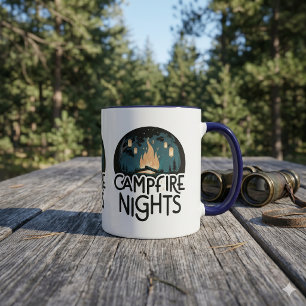 Caneca Noites Aconchegantes ao Redor da Fogueira Aventura