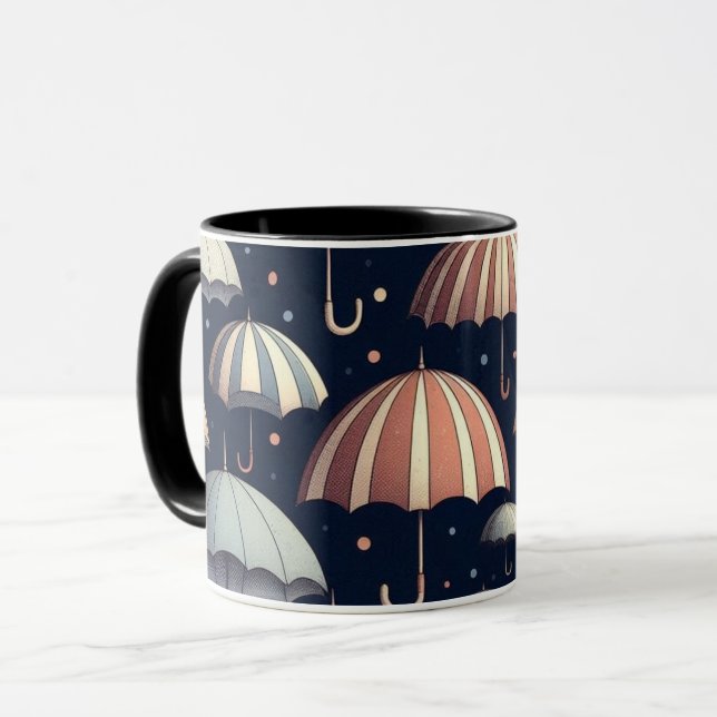 Caneca Noites de Praia na Chuva (Frente Esquerda)