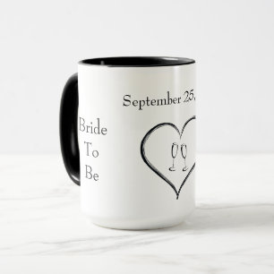 Caneca Noiva personalizável para ser um Mug de café