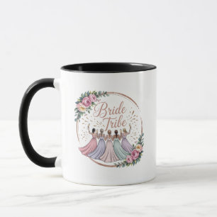 Caneca Noiva Tribo Nome Personalizado Festa de Despedida