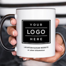 Nome comercial preto personalizado e marca de logo