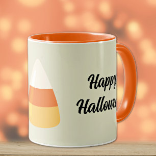 Caneca Nome, Cute Halloween Candy Corn 11oz Combo