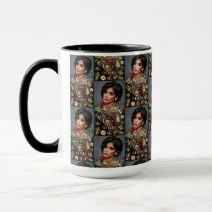 Caneca Nome da Foto Aniversário Eu Te Amo Para Família Am