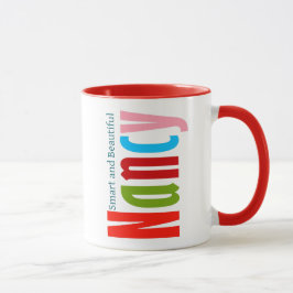 Caneca Nome da "Nancy" em Diversão Vibrante e Letras Colo