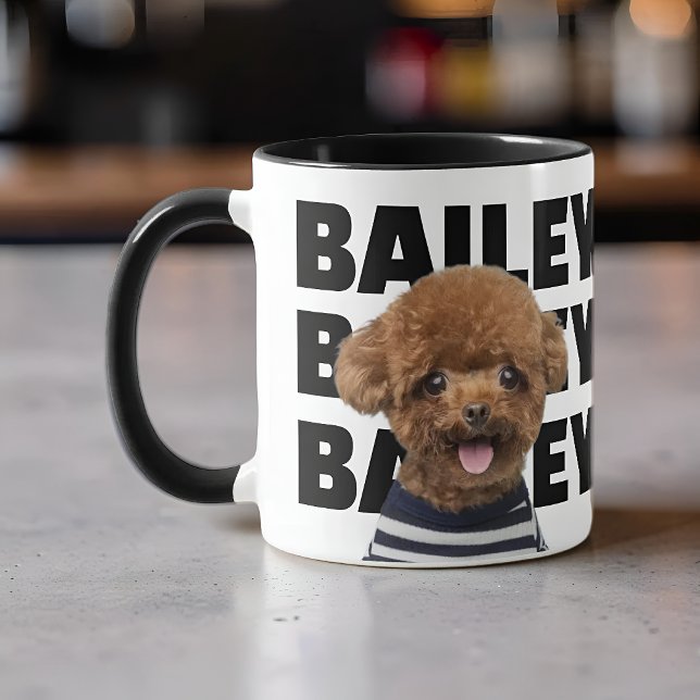 Caneca Nome de Cachorro Personalizado Presente para Amant (Criador carregado)