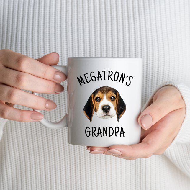 Caneca Nome de Cara de Cachorro Personalizado Cachorro Fo (Criador carregado)