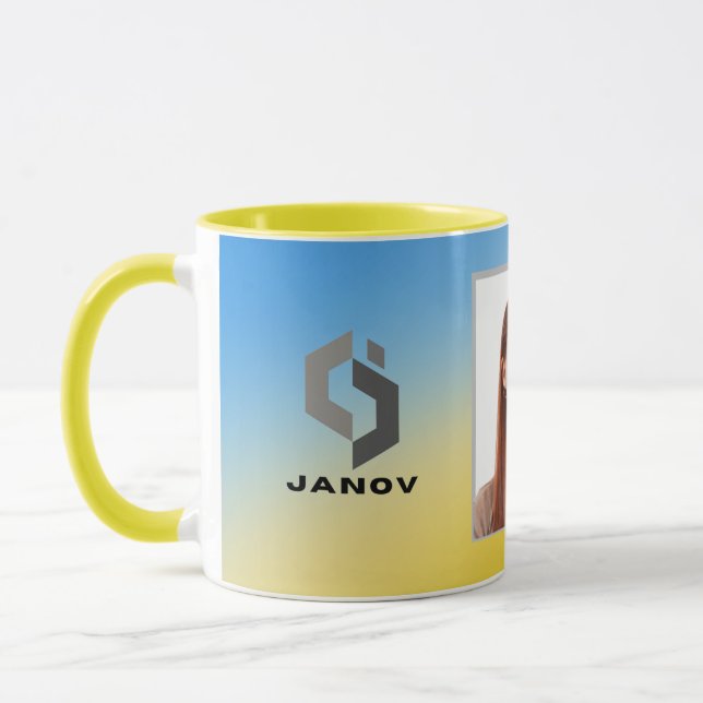Caneca Nome de fundo mágico Personalizado  (Esquerda)