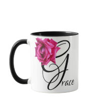 Nome de Grace personalizável rosa rosa rosa rosa b