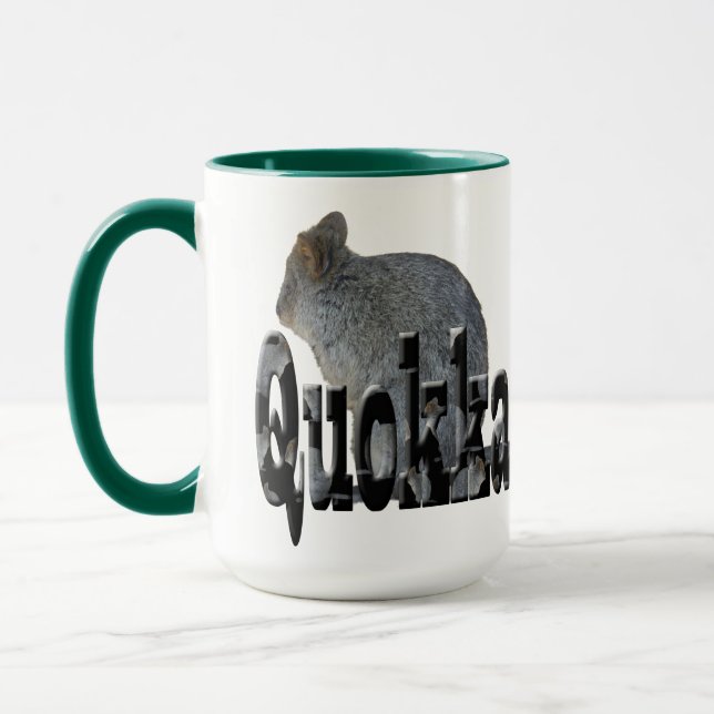 Caneca Nome De Quokas E Quokka, Coffee Mug (Esquerda)