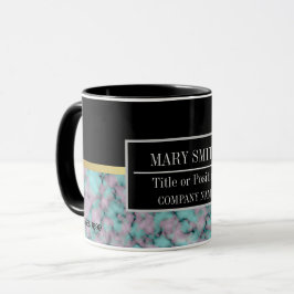 Caneca Nome do Adicionar Comercial Moderno do Marble
