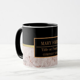 Caneca Nome do Adicionar Comercial Moderno do Marble
