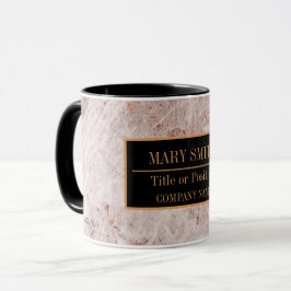 Caneca Nome do Adicionar Comercial Moderno do Marble