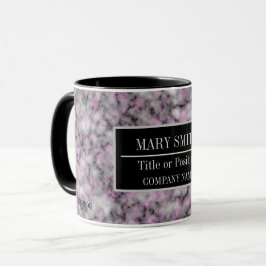 Caneca Nome do Adicionar Comercial Moderno do Marble