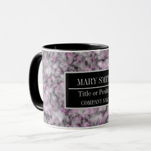 Caneca Nome do Adicionar Comercial Moderno do Marble