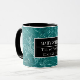 Caneca Nome do Adicionar Comercial Moderno do Marble