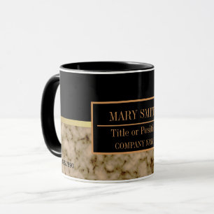 Caneca Nome do Adicionar Comercial Moderno do Marble