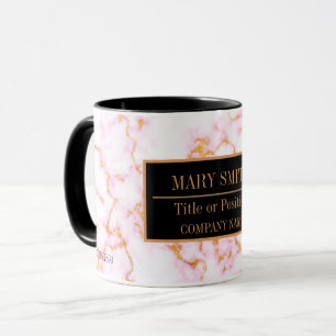 Caneca Nome do Adicionar Comercial Moderno do Marble