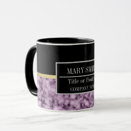 Caneca Nome do Adicionar Comercial Moderno do Marble