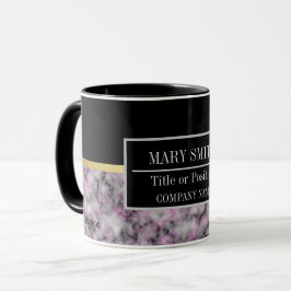 Caneca Nome do Adicionar Comercial Moderno do Marble
