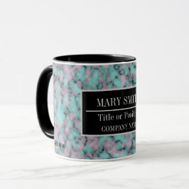 Caneca Nome do Adicionar Comercial Moderno do Marble