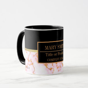 Caneca Nome do Adicionar Comercial Moderno do Marble