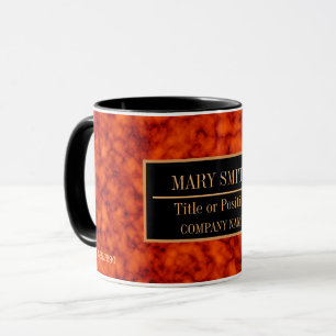 Caneca Nome do Adicionar Comercial Moderno do Marble