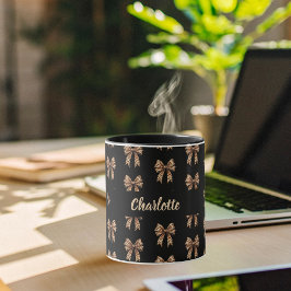 Caneca Nome do arco-leopardo negro