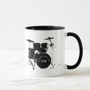 Caneca nome do baterista