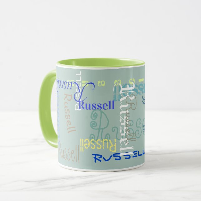 Caneca Nome do mug de escritório: - sem mais mixagens: (Frente Esquerda)