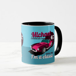 Caneca Nome do pai lendário clássico de legendário de car