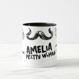 Caneca "[Nome do Proprietário] Mulher Bonito sim, sim, si