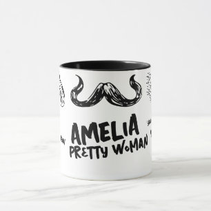 Caneca "[Nome do Proprietário] Mulher Bonito sim, sim, si