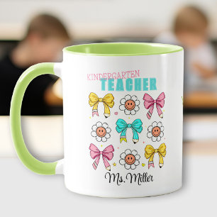 Caneca Nome do Sorriso de Arco Colorido Cortês da Escola