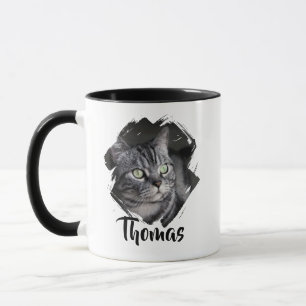 Caneca Nome e Foto Personalizados de Animal de Estimação