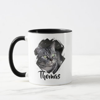 Caneca Nome e Foto Personalizados de Animal de Estimação 