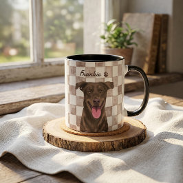 Caneca Nome e Foto Simples Modernos do Pet