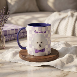 Caneca Nome e Foto Simples Modernos do Pet