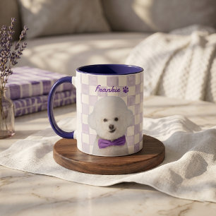 Caneca Nome e Foto Simples Modernos do Pet