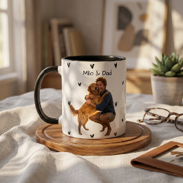 Caneca Nome e Foto Simples Modernos do Pet
