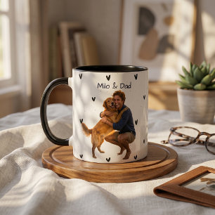 Caneca Nome e Foto Simples Modernos do Pet
