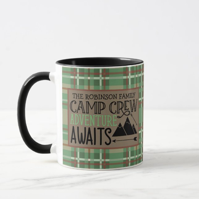 Caneca NOME Personalizado Aventura de Campanha de Cabina (Esquerda)