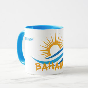Caneca Nome personalizado Bahamas