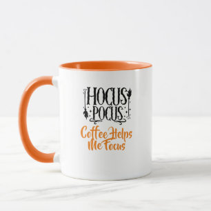 Caneca Nome Personalizado 'Café de Poco de Hocus me ajuda